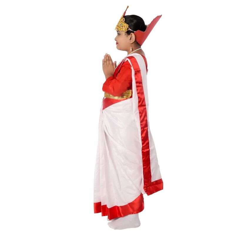 Goddess Saraswati Mata Fancy Dress Costume