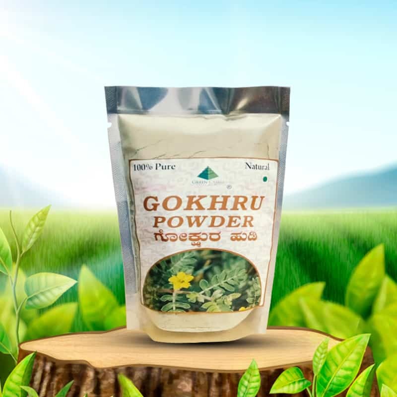 Gokhru Powder 100g - Green Cairo Gokhru Powder 100g - Green Cairo