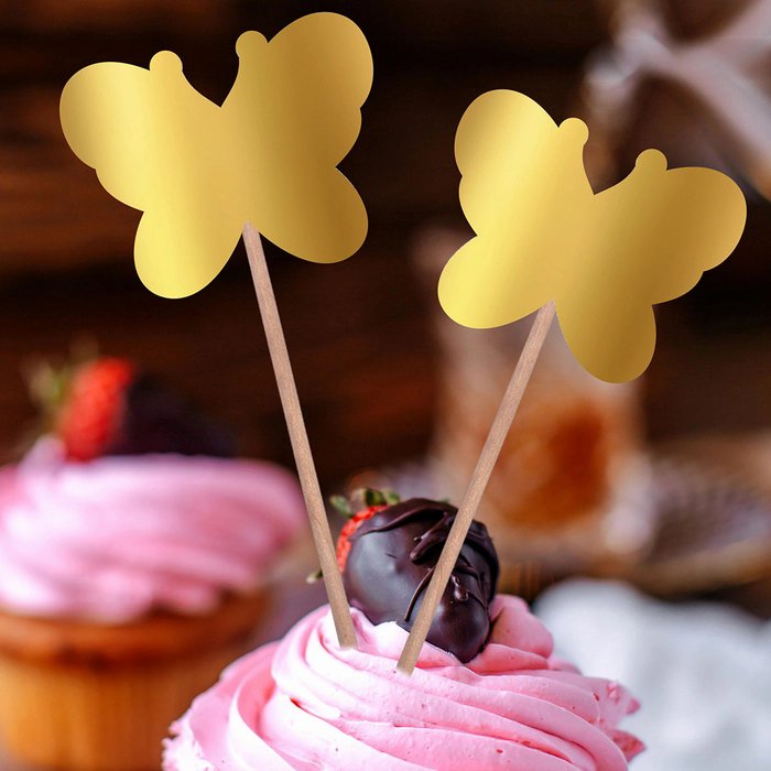 Gold Butterfly Topper Gold Butterfly Topper