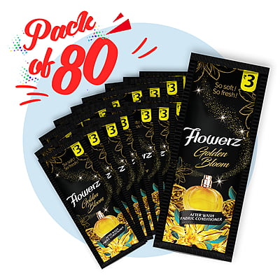 FLOWERZ | Golden Bloom Fabric Conditioner 18ML (Pack of 80) FLOWERZ | Golden Bloom Fabric Conditioner 18ML (Pack of 80)