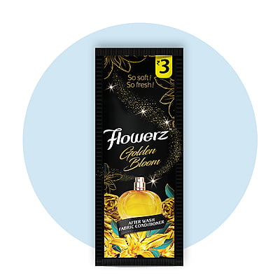 FLOWERZ | Golden Bloom Fabric Conditioner 18ML (Pack of 80) FLOWERZ | Golden Bloom Fabric Conditioner 18ML (Pack of 80)