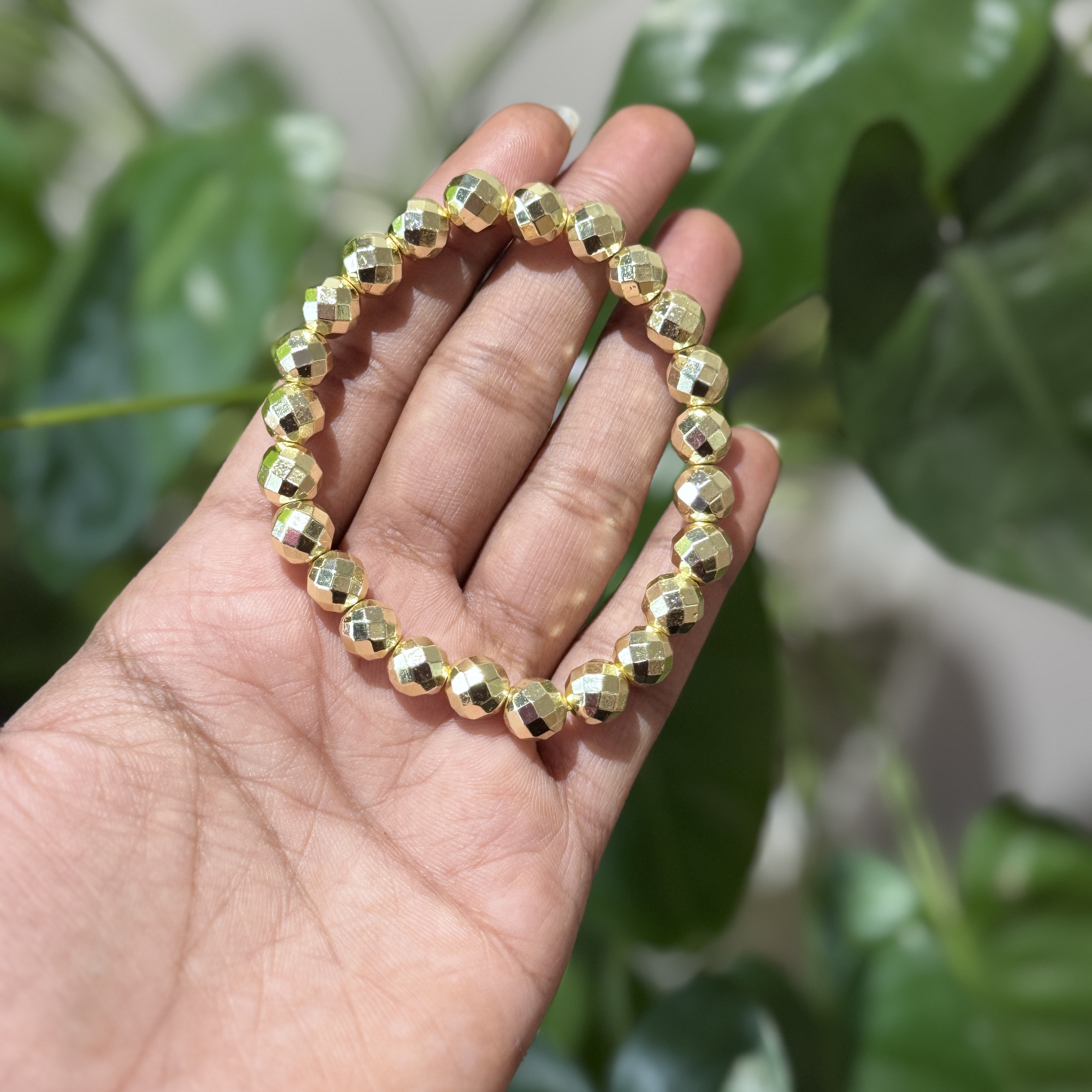 Golden Hematite Crystal Bracelet Golden Hematite Crystal Bracelet