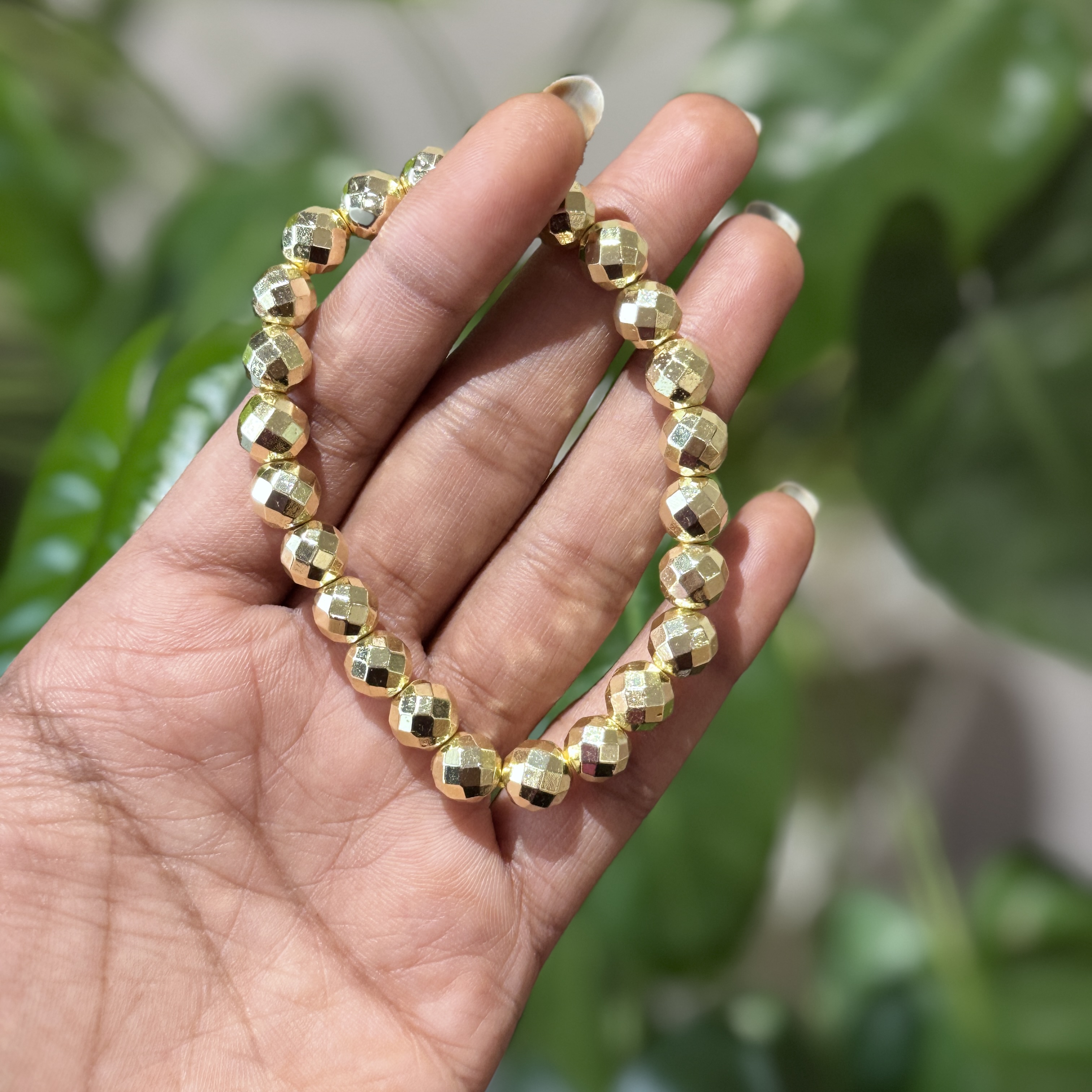 Golden Hematite Crystal Bracelet Golden Hematite Crystal Bracelet