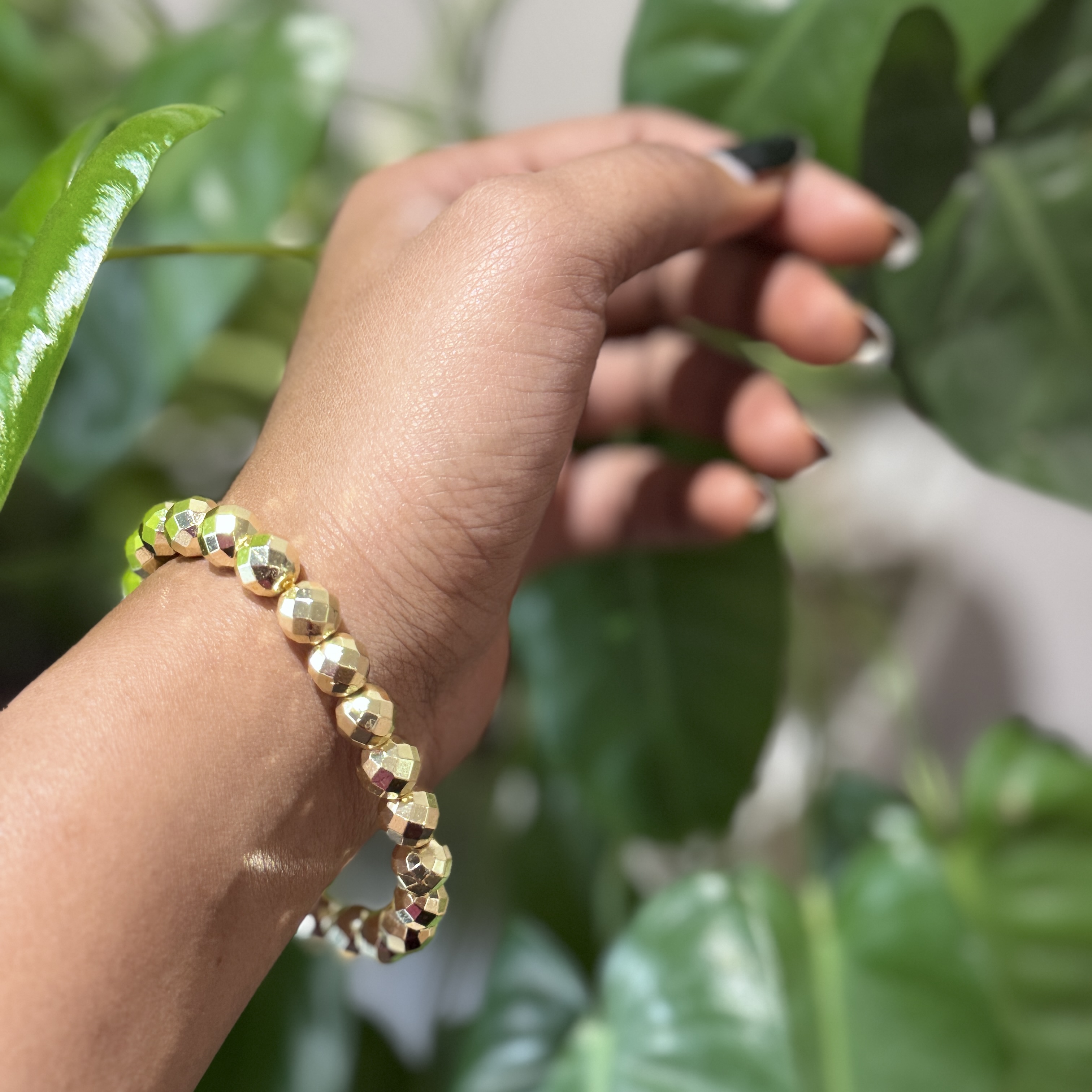 Golden Hematite Crystal Bracelet Golden Hematite Crystal Bracelet