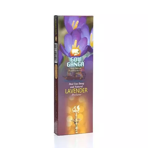 Gou Ganga Agarbatti (Lavender), 90 Sticks Gou Ganga Agarbatti (Lavender), 90 Sticks