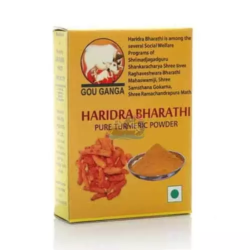 Gou Ganga Haridra Bharathi Pure Turmeric Powder- 100g Gou Ganga Haridra Bharathi Pure Turmeric Powder- 100g
