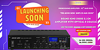 SOUND KING SK25000 - 2.1 CH AMPLIFIER WITH OPTICAL & COAXIAL