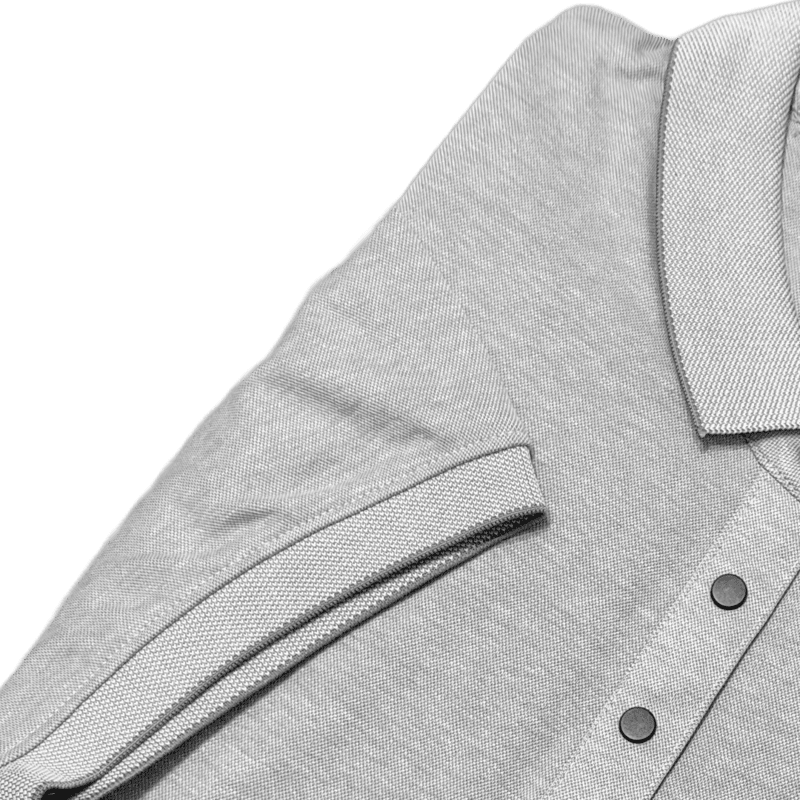 Gray Self Design Tshirt