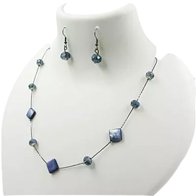 Single Layer Chain With Earrings Single Layer Chain With Earrings