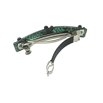 Classic French Barrettes - Black~White Classic French Barrettes - Black~White