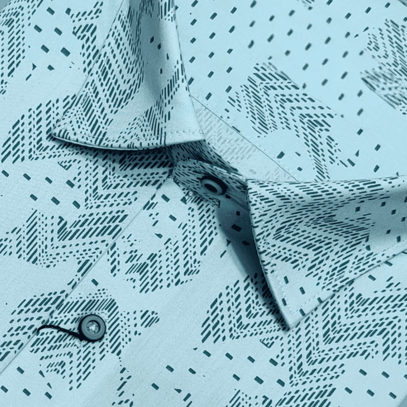 Green Printed Shirt