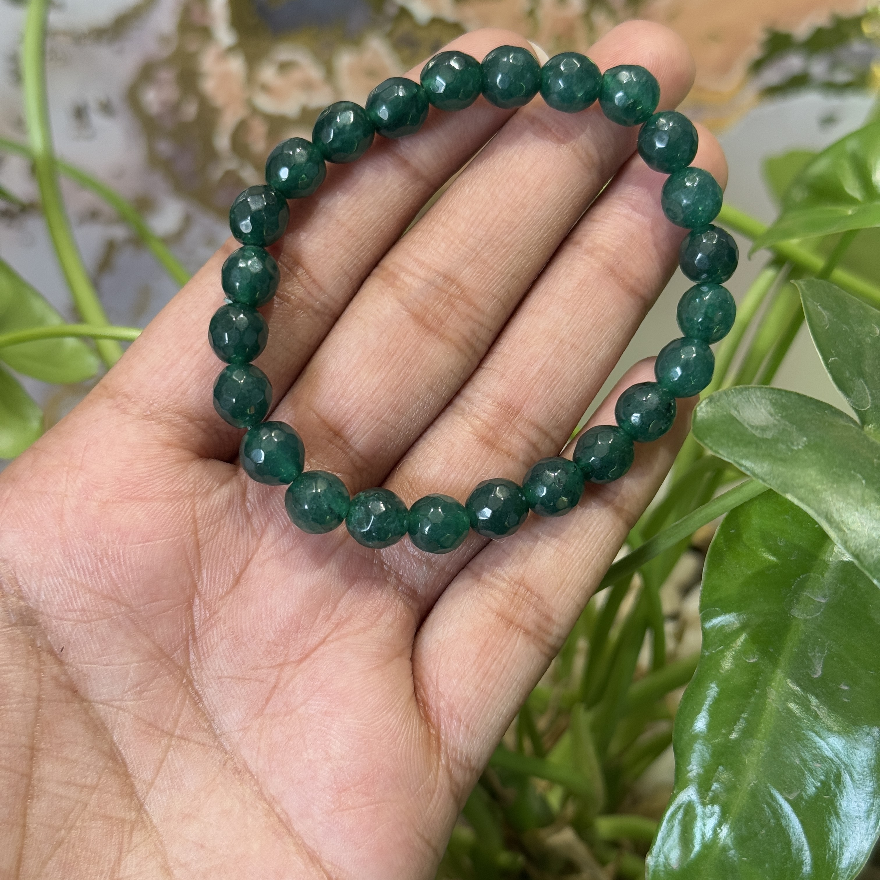 Green Jade Crystal Bracelet Green Jade Crystal Bracelet