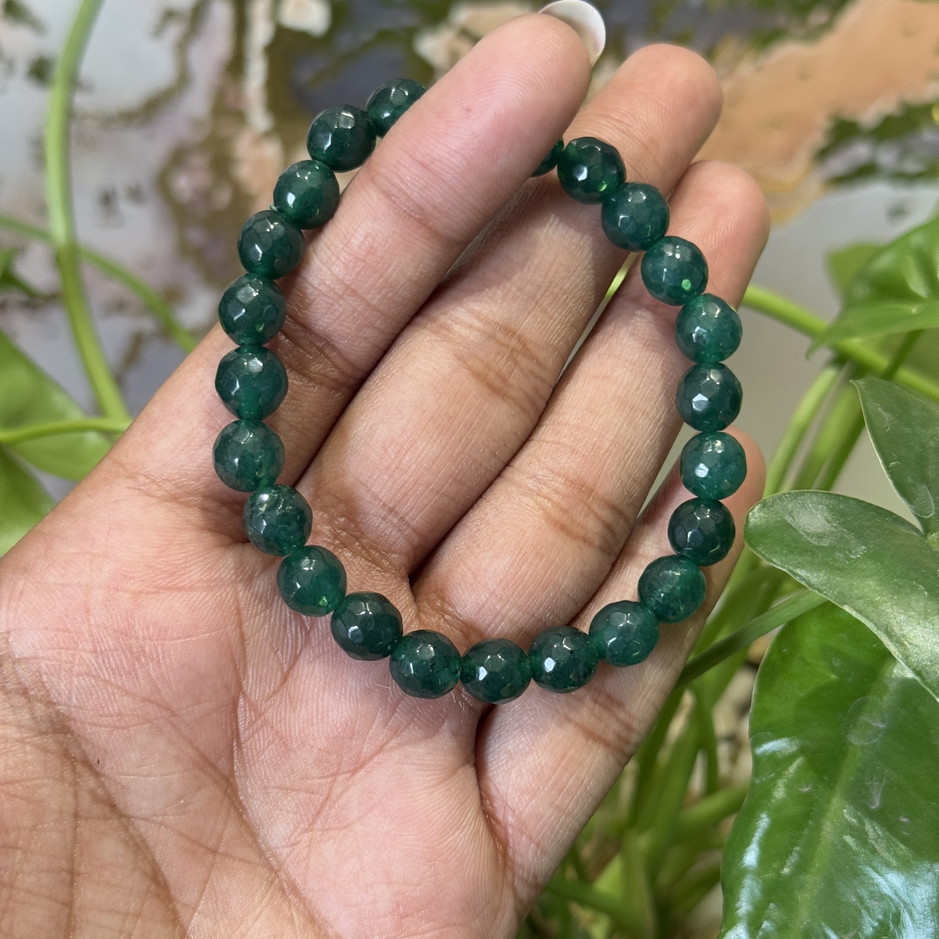 Green Jade Crystal Bracelet Green Jade Crystal Bracelet