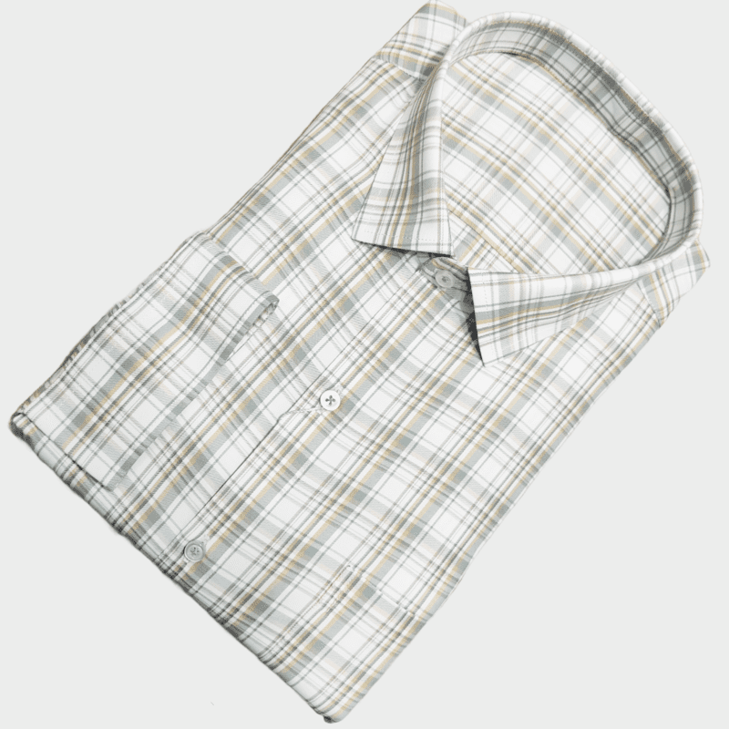 GREEN CHECKS SHIRT
