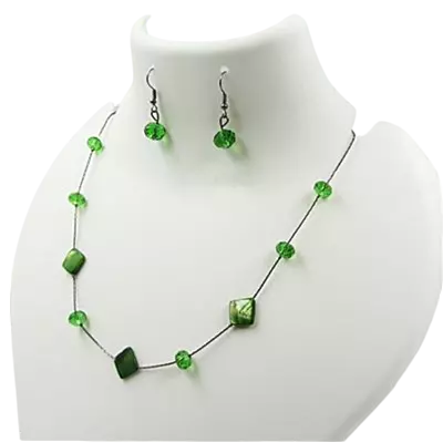 Single Layer Chain With Earrings Single Layer Chain With Earrings