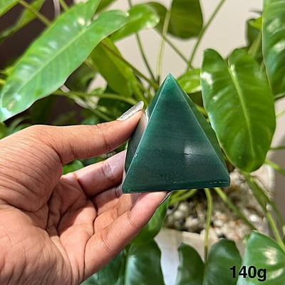 Green Jade Stone Pyramid Green Jade Stone Pyramid