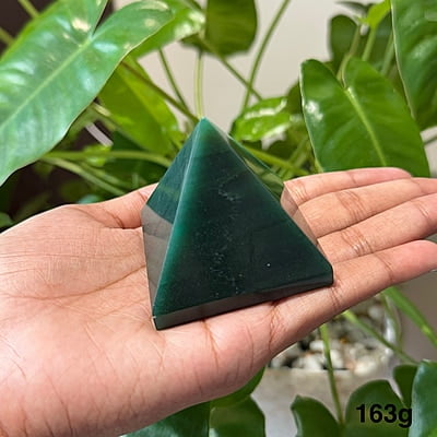 Green Jade Stone Pyramid Green Jade Stone Pyramid