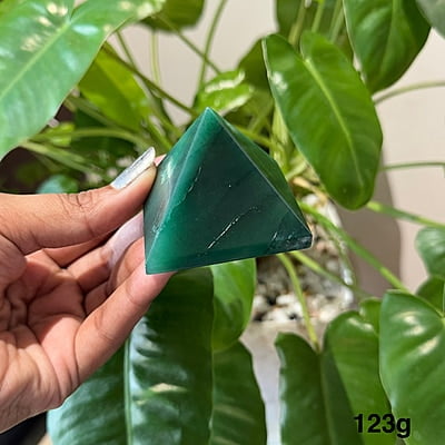 Green Jade Stone Pyramid Green Jade Stone Pyramid