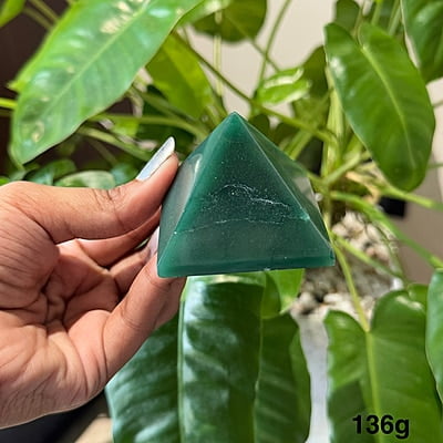 Green Jade Stone Pyramid Green Jade Stone Pyramid