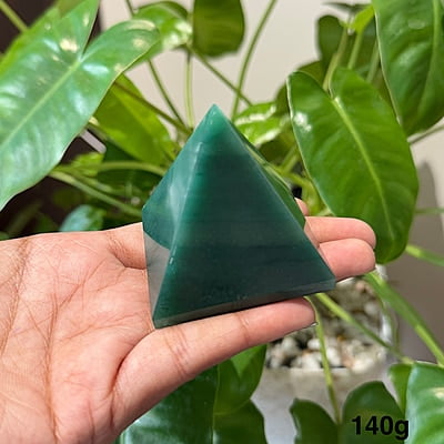 Green Jade Stone Pyramid Green Jade Stone Pyramid