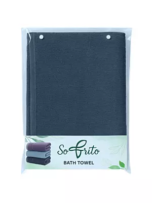 Sofrito Divine Series Spa Bath Towel, Grey – 100% Cotton, 630 GSM, 30x60 Inches Sofrito Divine Series Spa Bath Towel, Grey – 100% Cotton, 630 GSM, 30x60 Inches