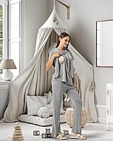 KIKWIT Maternity Feeding Tops Without Zip for Women, Feeding Coverup Pregnancy Tshirt,Feeding T-Shirt for Easy Nursing & Breastfeeding, Maternity Top Wear for Mothers grey colour KIKWIT Maternity Feeding Tops Without Zip for Women, Feeding Coverup Pregnancy Tshirt,Feeding T-Shirt for Easy Nursing & Breastfeeding, Maternity Top Wear for Mothers grey colour