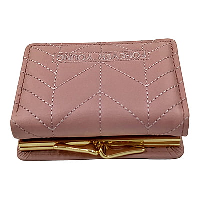 Greyish Pink - Trifold Leather Wallet Women / Girls ~ Purse, Coin Holder, Card Slot Greyish Pink - Trifold Leather Wallet Women / Girls ~ Purse, Coin Holder, Card Slot