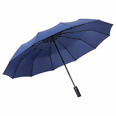 new Creative 12 bones 3 fold automatic 23 inch folding umbrella men woman umbrella