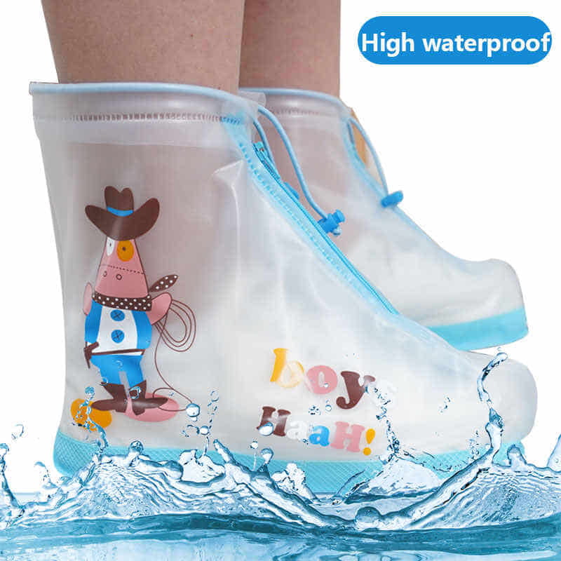 Rain shoes waterproof transparent rain boot warm pvc safety reusable wear-resistant Rain shoes waterproof transparent rain boot warm pvc safety reusable wear-resistant