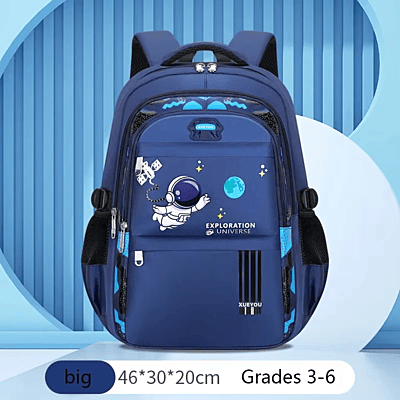 Waterproof Children's Backpack Light Oxford Astronaut Pattern Boys , girls Cartoon School Bag Waterproof Children's Backpack Light Oxford Astronaut Pattern Boys , girls Cartoon School Bag