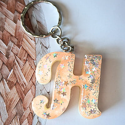 'H'GALLETA DE CREMA LETTER KEYCHAIN(LKI00001)