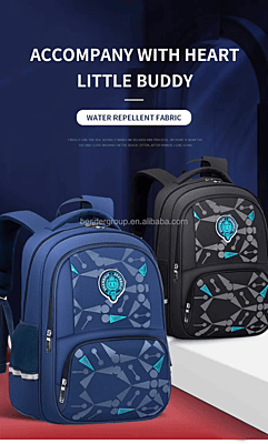 Unisex Large Capacity Waterproof Schoolbag Backpack for Students Backpack Kids School Bags Primary Student  Backpack