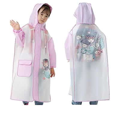High Quality Lightweight EVA Raincoats Waterproof Windproof Hooded Raincoat Outdoor Hiking