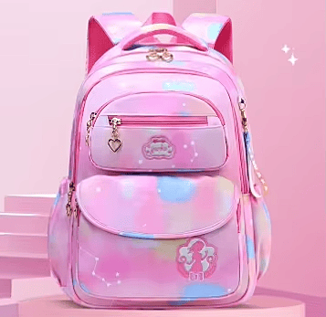 Camo Patterned Schoolbag Waterproof Nylon Backpack Wear-Resistant and Breathable for Primary School