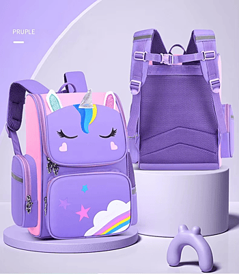 Unicorn Primary School Students Cartoon Schoolbag 1-3-6 Grade Space Children's Schoolbag Kindergarten Backpack