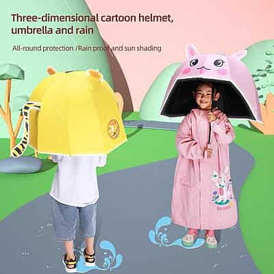new glue lovely sunny and rainy umbrella Automatic kids umbrella folding children's umbrella