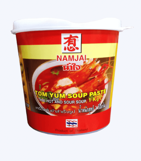 Namjai - Tom Yum Paste (Non Veg), 1 Kg (Pack of 1)