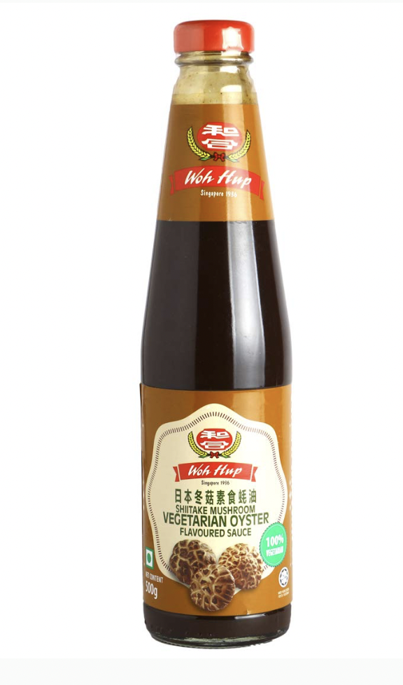 Woh Hup - Shiitake Mushroom, Vegetarian Oyster Flavoured Sauce, 500 gm (Pack of 1)