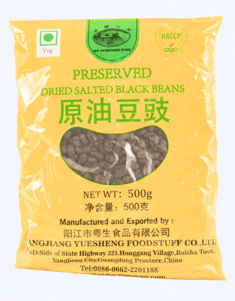 Nostimo - Preserved Black Beans Salted, 500 gm (Pack of 1)