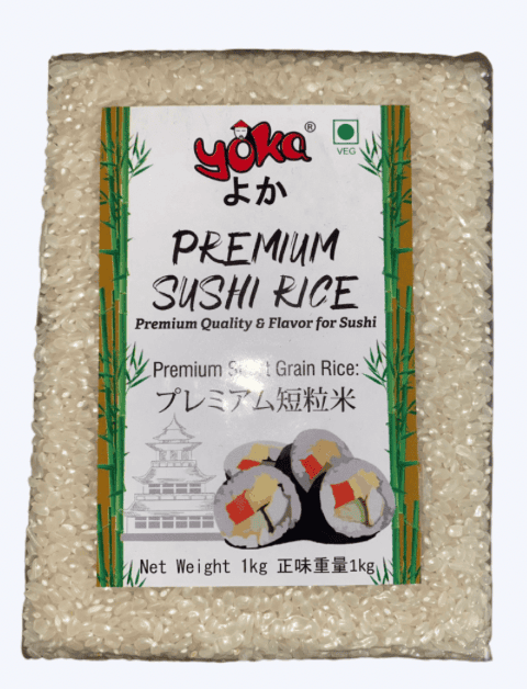Yoka - Premium Sushi Rice, 1 Kg (Pack of 1)