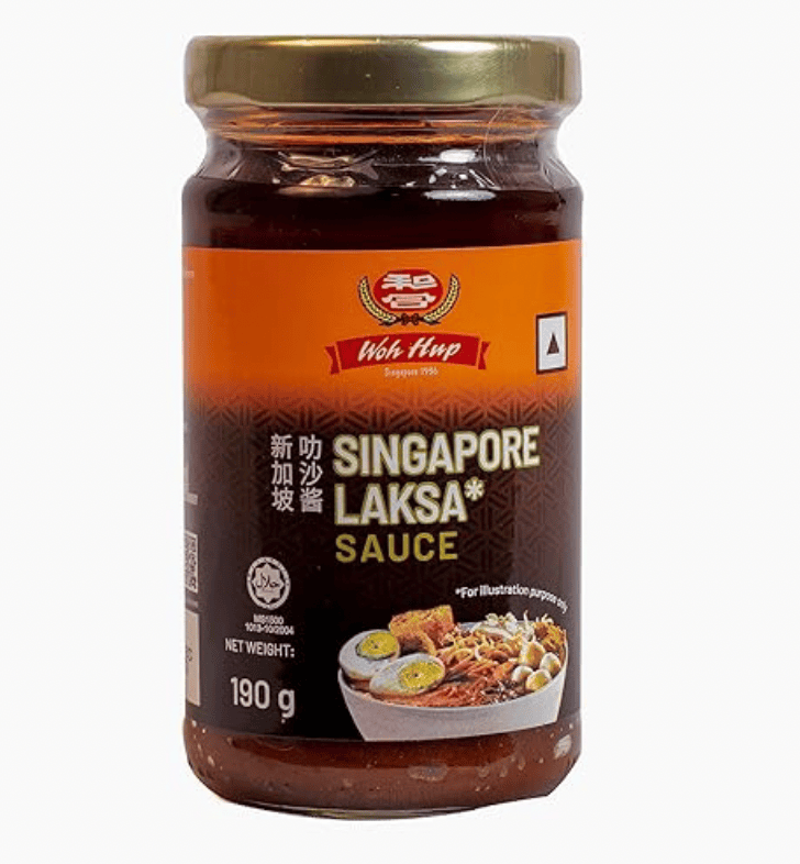 Woh Hup - Singapore Laksa Paste, 190 gm (Pack of 1)