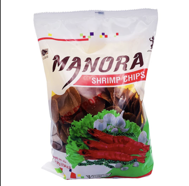 Manora - Uncooked Shrimp Chips/ Prawn Crackers, 500 gm (Pack of 1)