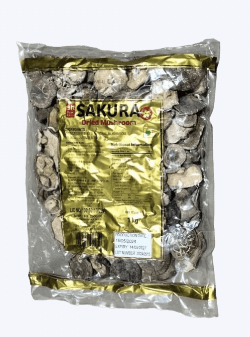 Sakura - Shittake Mushroom, 1 Kg (Pack of 1)