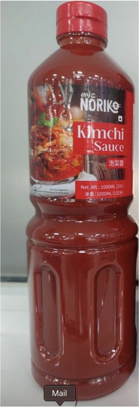 Noriko - Kimchi Sauce, 1 L (Pack of 1)
