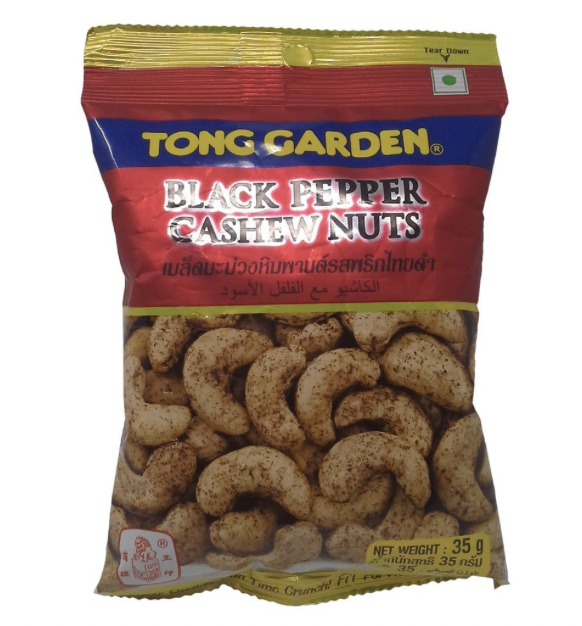 Tong Garden - Blackpepper Cashewnut, 35 gm (Pack of 1)