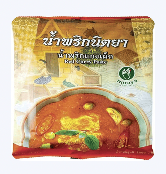 Nittaya - Green Curry Paste (Non Veg), 1 Kg (Pack of 1)