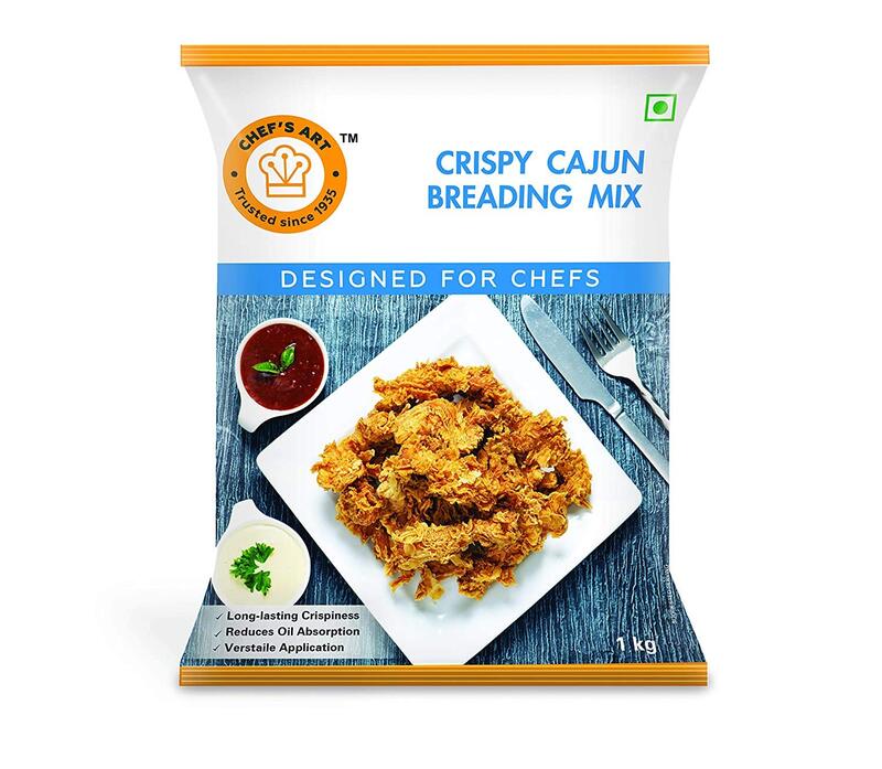 Chef's Art - Crispy Cajun Breading Mix, 1 Kg (Pack of 1)