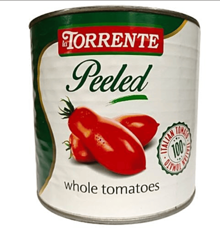 La Torrente - Peeled Tomato, 2.50 Kg (Pack of 1)