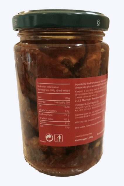 Favrito - Sundrided Tomatoes (in Oil), 280 gm (Pack of 1)
