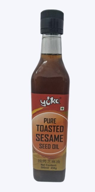 Yoka - Pure Toasted Sesame Seed Oil, 500 ml (Pack of 1)